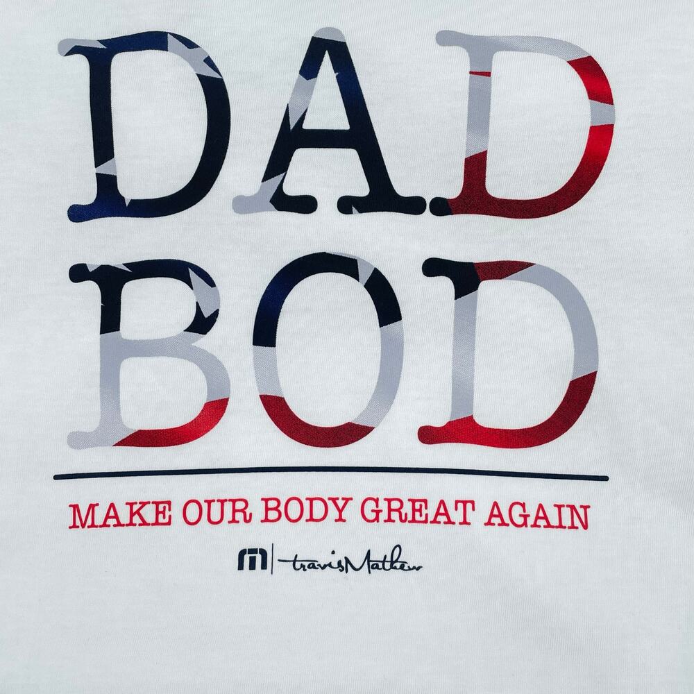 Travis Mathew Men’s 100% Pima Cotton “Dad Bod” Tee‎ Shirt, NWT, Sz. S **READ** - Picture 7 of 10